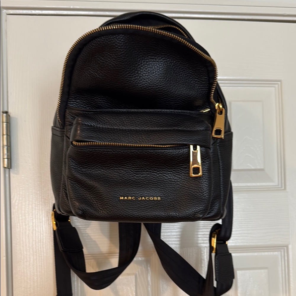 Marc Jacobs Black and Gold Backpack Collection